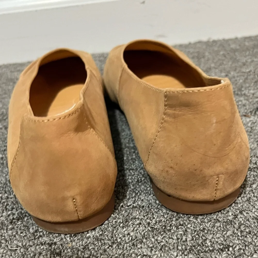 Ralph Migel Brown Suede Flats Women's 40 US 9.5 Slip On